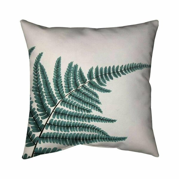 Begin Home Decor 26 x 26 in. Fern-Double Sided Print Indoor Pillow 5541-2626-FL261